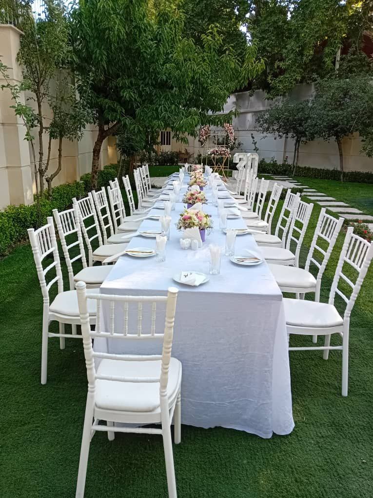 میز گالوانیزه مستطیل۶ نفره